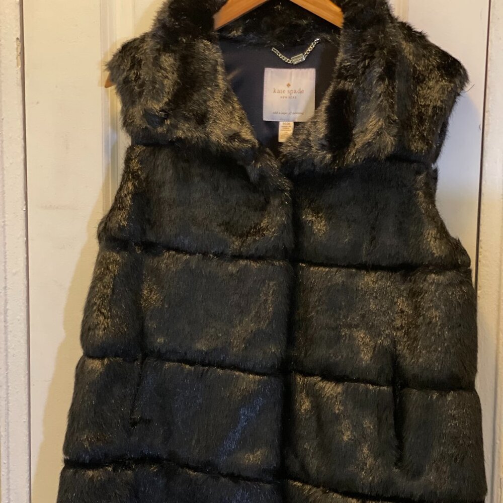 Kate Spade Faux Fur Vest